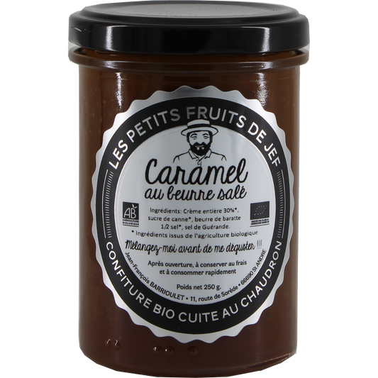 Confiture Caramel au beurre salé Bio