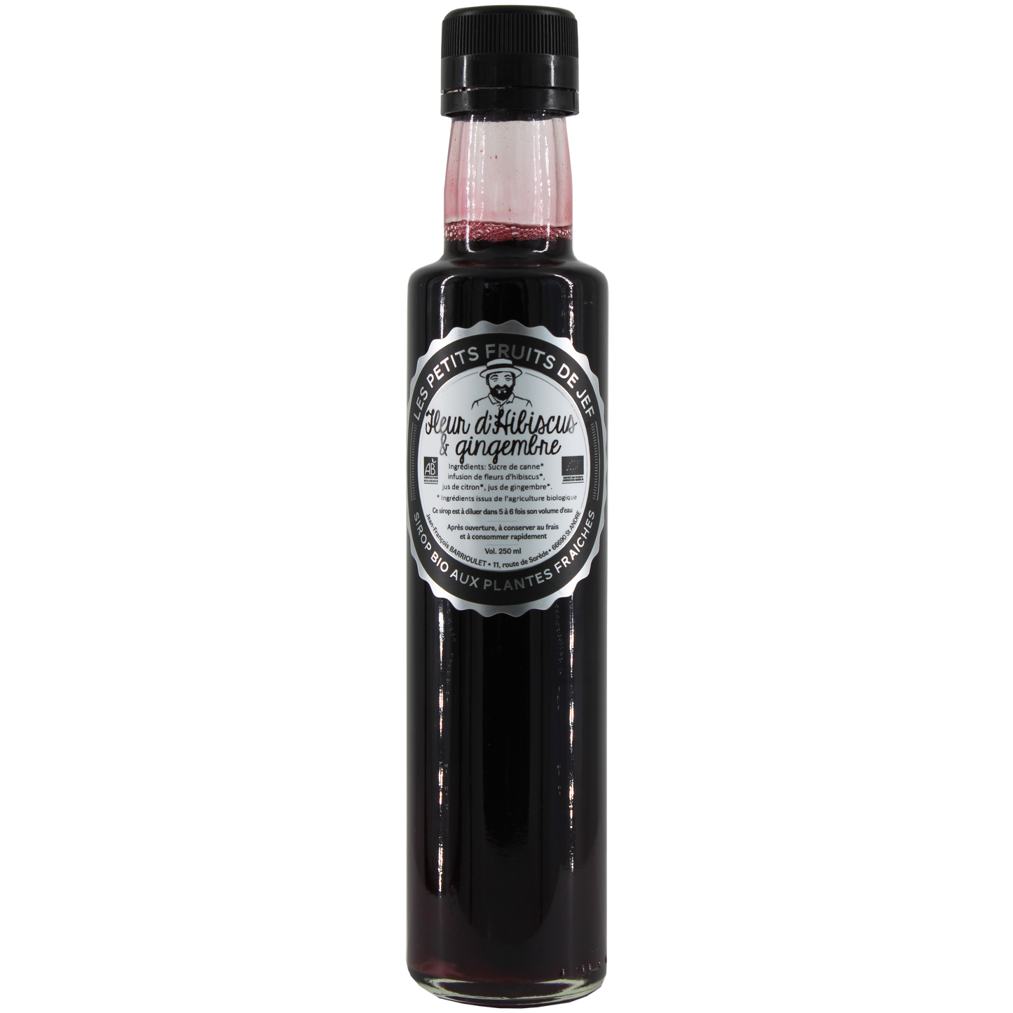 Sirup Hibiscus & Gingembre Bio